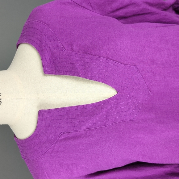 Ralph Lauren Linen Tunic-Style shirt - Picture 5 of 7